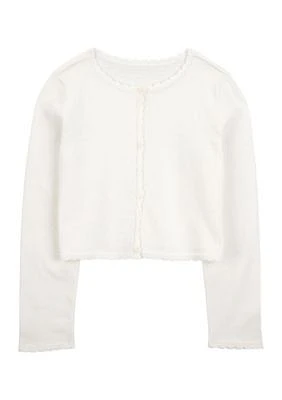 Girls 4-6x Sweater Knit Cardigan