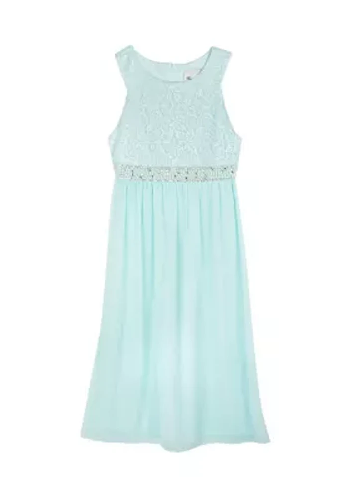 Girls 7-16 Sleeveless Maxi Dress