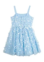 Girls 7-16 Butterfly Mesh Dress