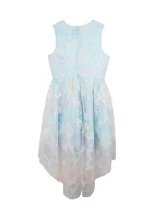 Girls 7-16 Butterfly Mesh Dress