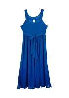 Girls 7-16 Glitter Mesh Maxi Dress