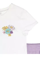 Girls 7-16 Graphic T-Shirt and Cozy Pants Set