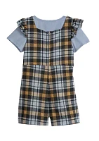 Girls 4-6x Plaid Jumper Set