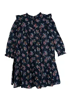 Girls 4-6x Printed Dress