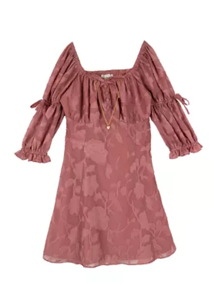 Girls 7-16 Chiffon Dress