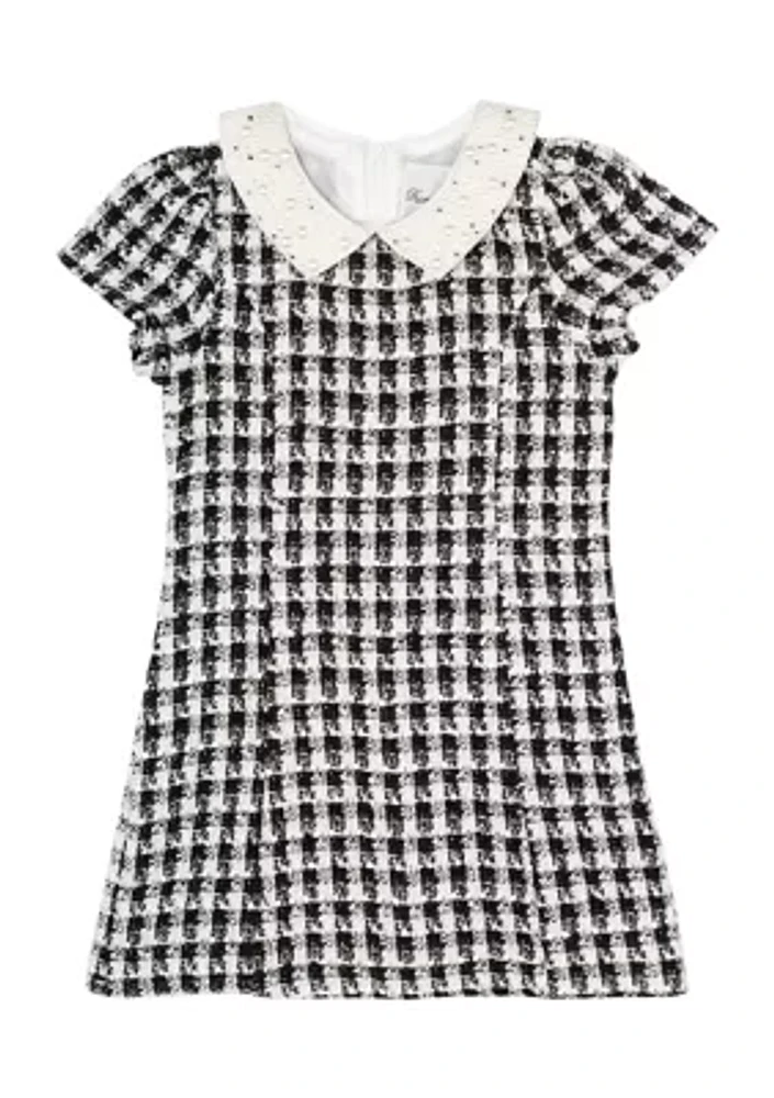 Girls 4-6x Bouclé Dress