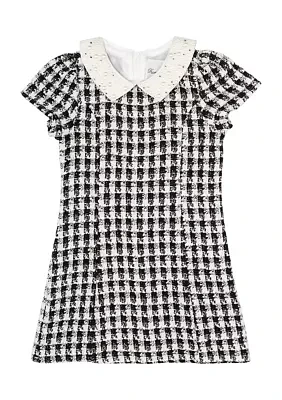 Girls 4-6x Bouclé Dress