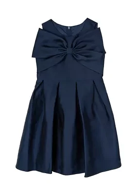 Girls 4-6x Mikado Bodice Bow Dress