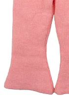 Girls 4-6x Heart Sweater with Matching Flare Pants