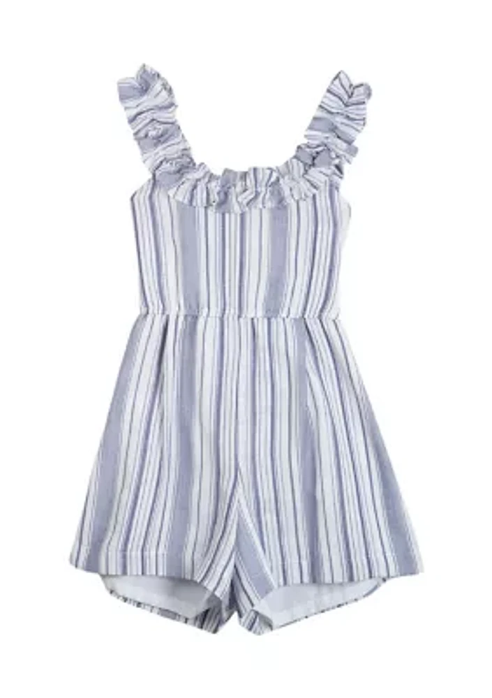 Girls 4-6x Striped Romper