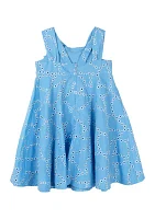 Girls 4-6x Eyelet Dress