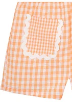 Girls 4-6x Smocked Top and Shorts Set
