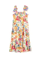 Girls 7-16 Printed Maxi Dress