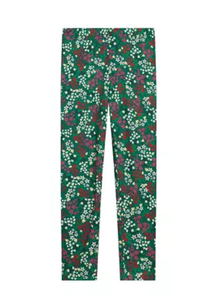 Girls 4-6x Yummy Floral Printed Knit Leggings