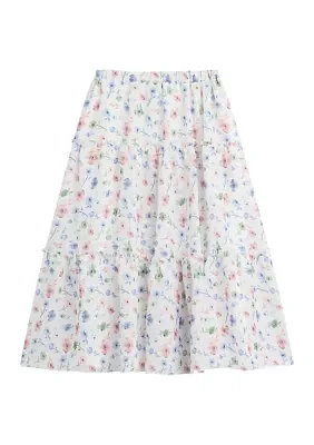 Girls 7-16 Printed Maxi Skirt