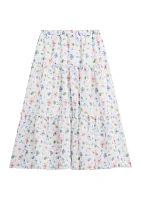 Girls 7-16 Printed Maxi Skirt