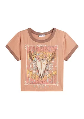 Girls 7-16 Wild Heart Free Spirit Graphic T-Shirt