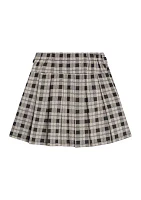 Girls 7-16 Plaid Printed Skirt