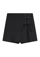 Girls 7-16 Lace Up Skort