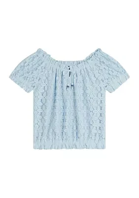 Girls 7-16 Lace Top