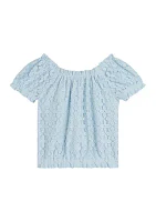 Girls 7-16 Lace Top