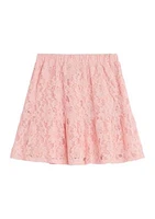 Girls 7-16 Embroidered Lace Mini Skirt