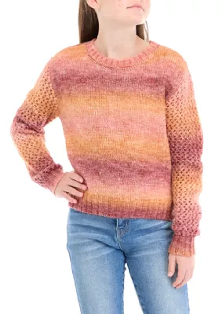 Girls 7-16 Ombré Sweater