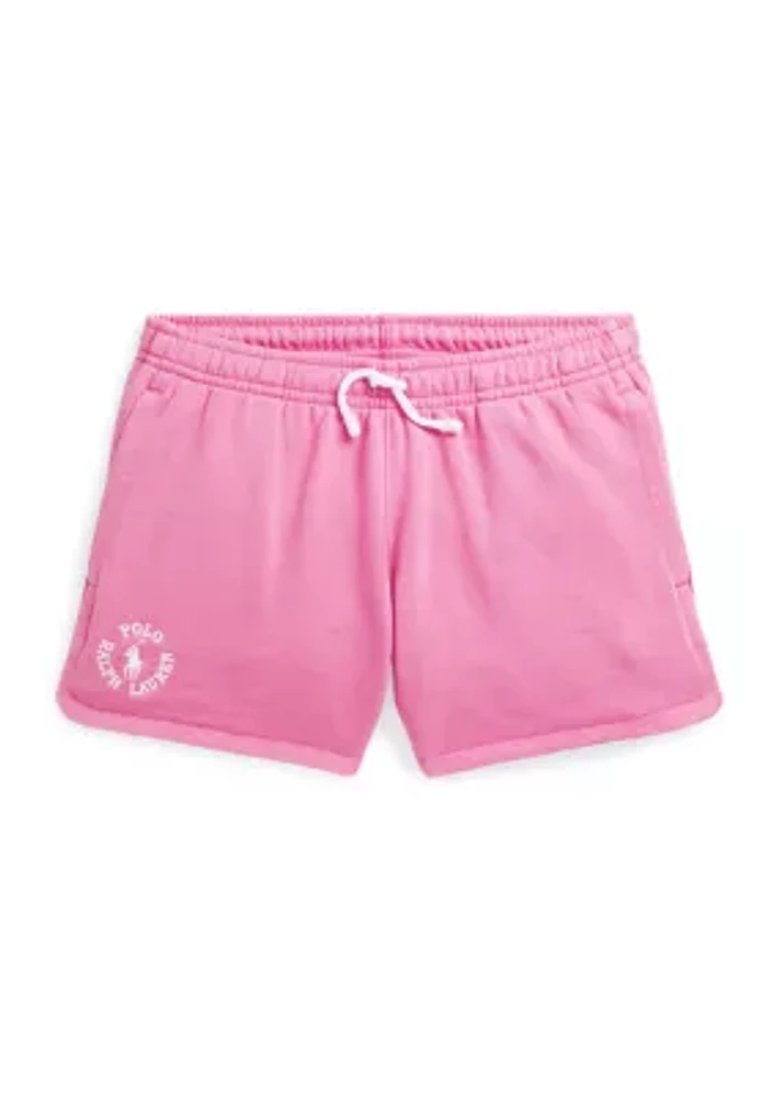 Girls 7-16 Big Pony Logo French Terry Shorts