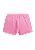 Girls 7-16 Big Pony Logo French Terry Shorts