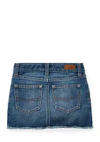 Girls 4-6x Denim 5-Pocket Skirt