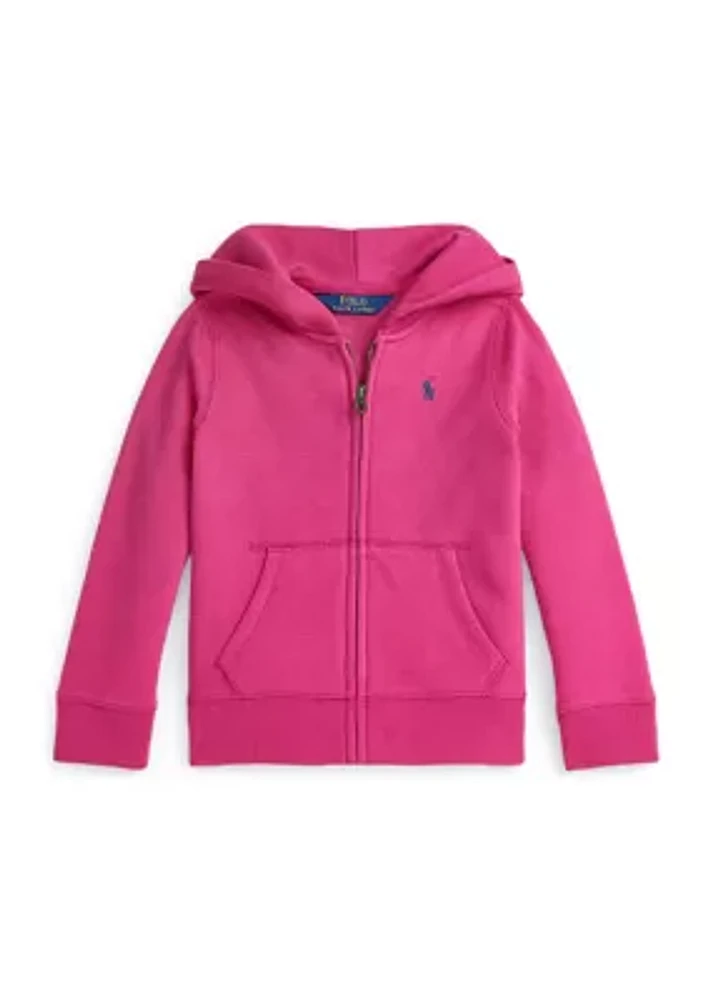 Girls 2-6x Fleece Full Zip Hoodie