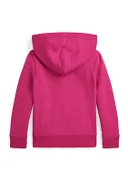 Girls 2-6x Fleece Full Zip Hoodie