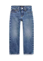 Girls 2-6x High Rise Straight Fit Jeans