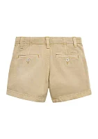 Baby Girls Cotton Chino Shorts