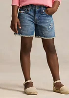 Girls 2-6x Rigid Denim Boyfriend Shorts