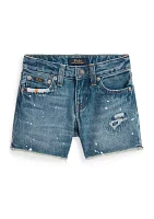 Girls 2-6x Rigid Denim Boyfriend Shorts