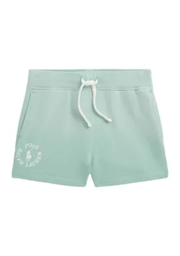 Girls 2-6x Big Pony Logo Cotton Terry Shorts