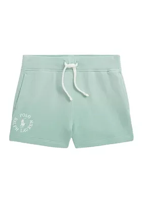 Girls 2-6x Big Pony Logo Cotton Terry Shorts