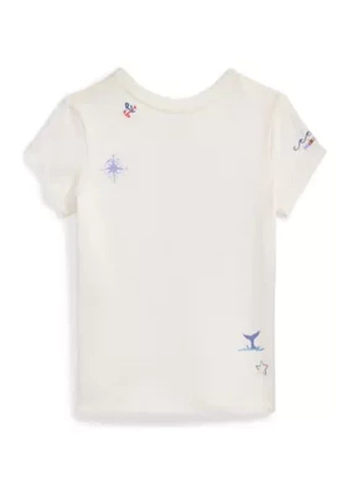 Girls 2-6x Cotton Jersey Graphic T-Shirt