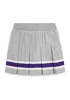 Girls 2-6x Striped Pleated Cotton Jersey Skort