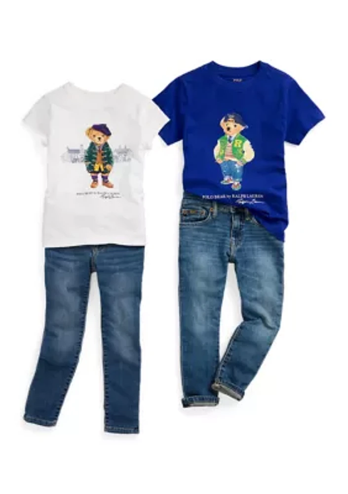 Girls 2-6x Polo Bear Cotton Jersey T-Shirt