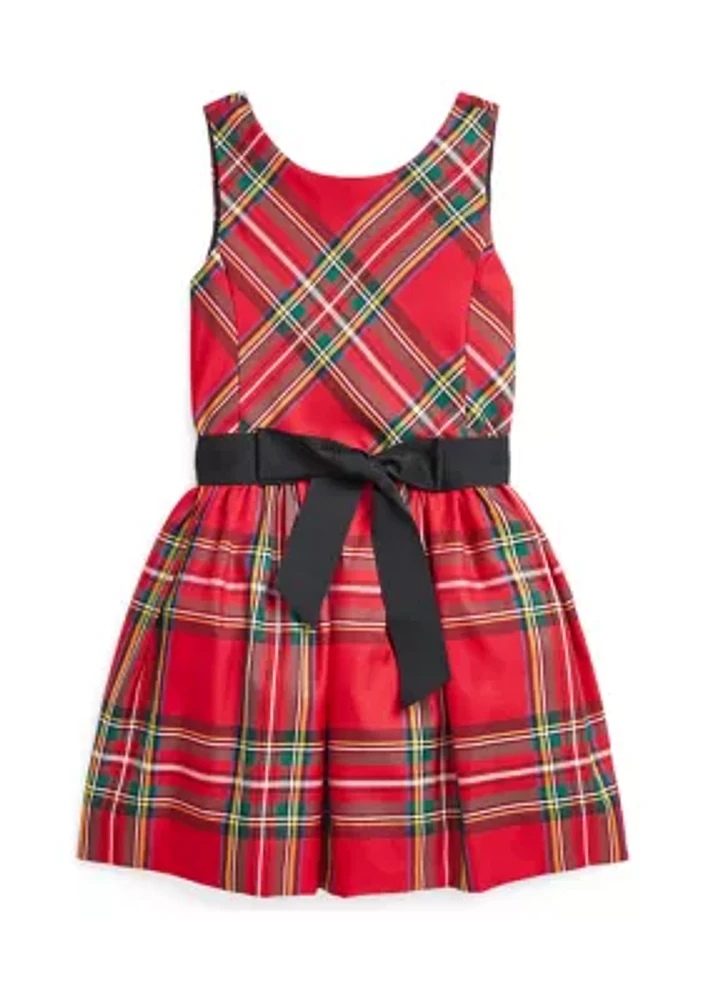 Girls 2-6x Plaid Twill Dress