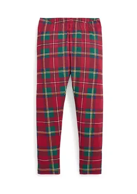 Girls 2-6x Plaid Stretch Jersey Leggings