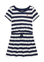 Girls 2-6x Striped Cotton Jersey T-Shirt Dress