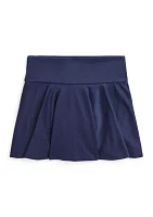 Girls 2-6x Flounced Stretch Ponte Skirt