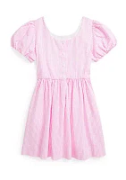 Girls 2-6x Striped Cotton Seersucker Dress