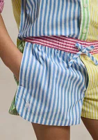 Girls 2-6x Striped Cotton Fun Short