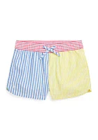 Girls 2-6x Striped Cotton Fun Short