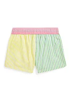 Girls 2-6x Striped Cotton Fun Short