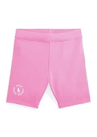 Girls 2-7 Stretch Jersey Bike Shorts